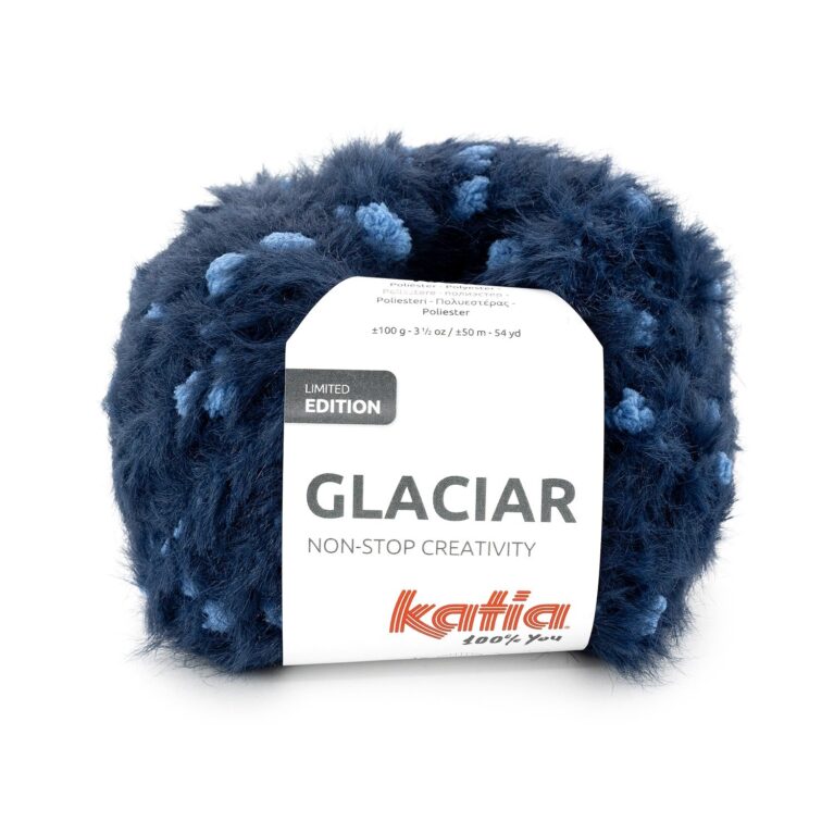 Příze Glaciar - Jeans-Blue