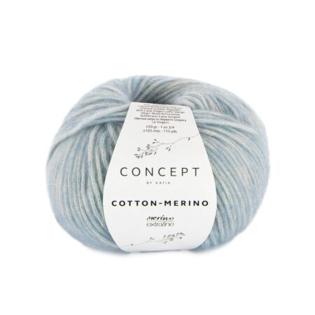 Příze Cotton-Merino- barva Pigeon blue