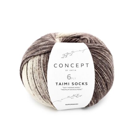 Příze Taimi Socks - barva Brown